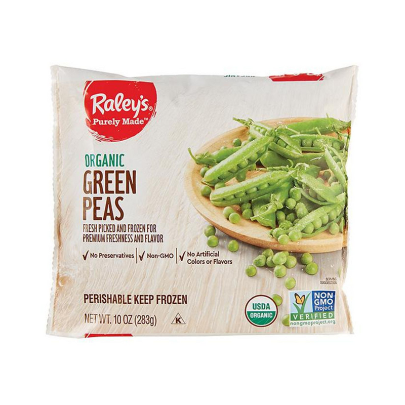 Raley's Organic Green Peas 283g