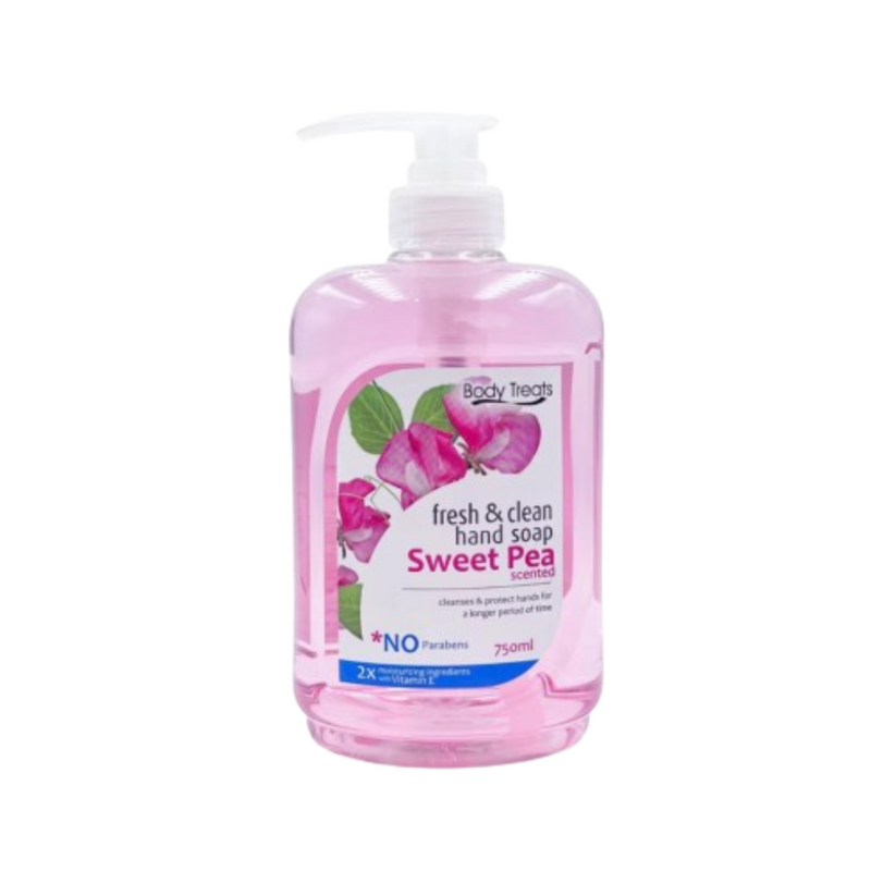 Body Treats Sweet Pea Hand Soap 750ml