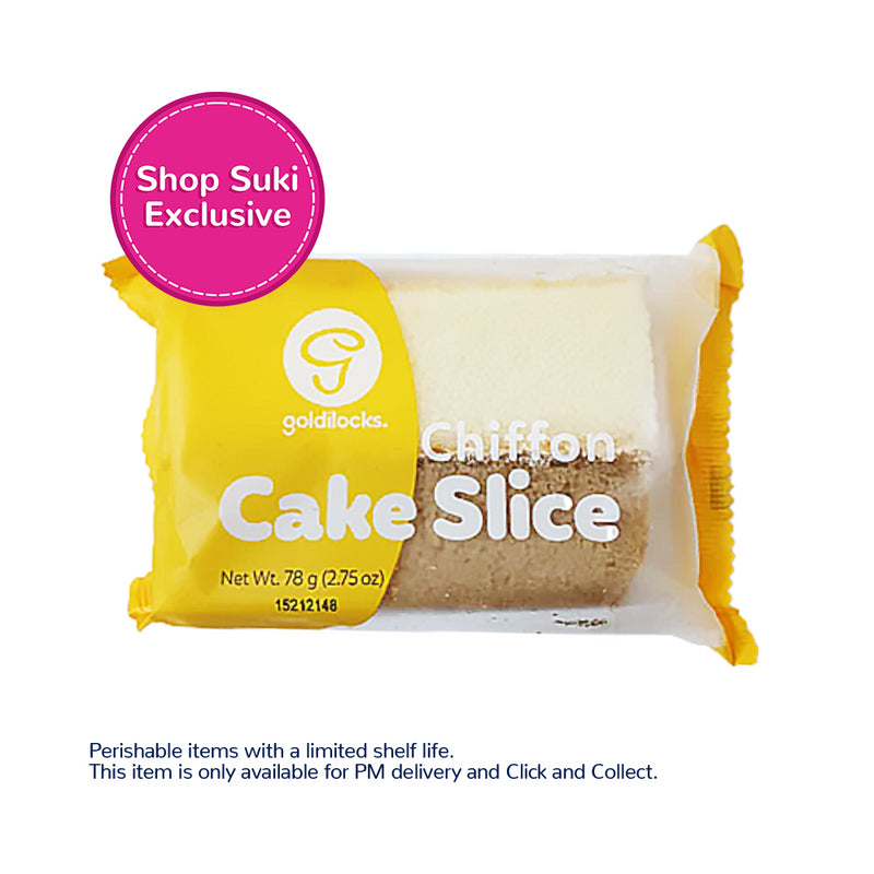 Goldilocks Chiffon Cake Slice 78g