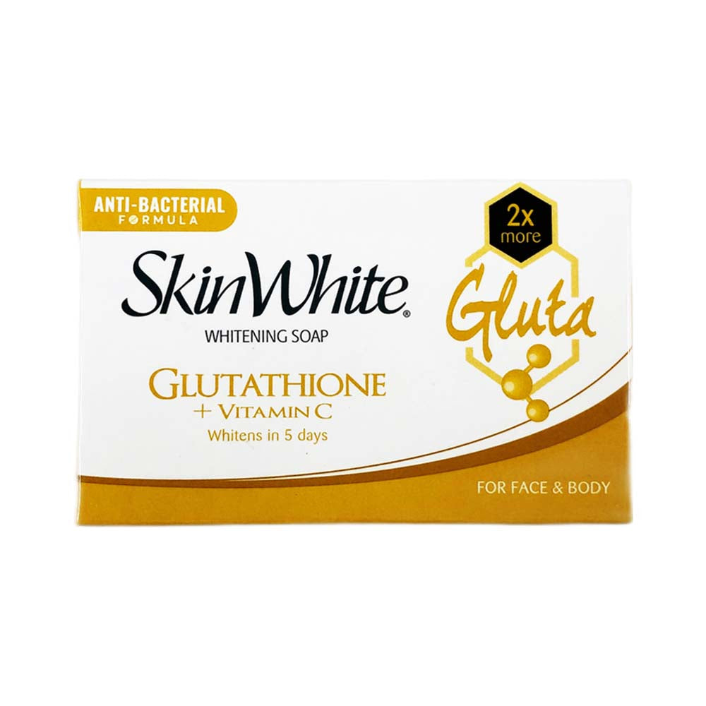 Skin White Whitening Soap Glutathione + Vitamin C 90g Skin White Whitening Soap Glutathione + Vitamin C 90g