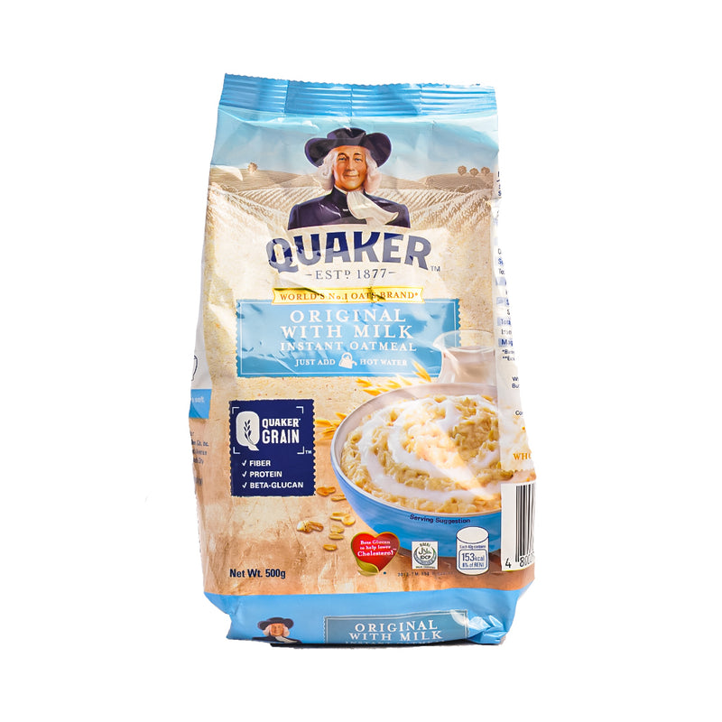 Quaker Original With Milk Instant Oatmeal 500g
