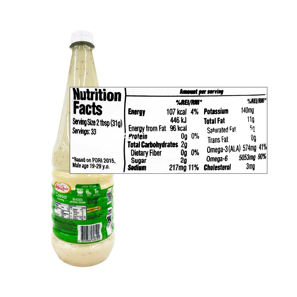 Lady's Choice Classic Caesar Dressing 1L Lady's Choice Classic Caesar Dressing 1L