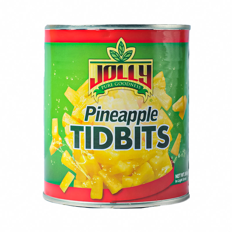 Jolly Pineapple Tidbits In Light Syrup 850g