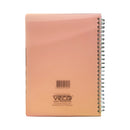 Veco Pastel Dotted Double Spiral Notebook 60 Leaves