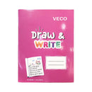 Veco Draw and Write Notebook 80 Leaves 6.5in x 8.38in