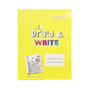 Veco Draw and Write Notebook 80 Leaves 6.5in x 8.38in