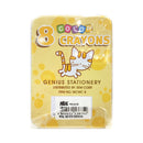 Genius Stationery Metal Case With Crayons