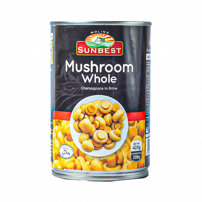 Sunbest Mushroom Whole 425g