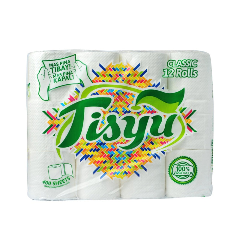 Tisyu Bathroom Tissue 2Ply 12's