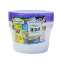 Ready-Wrap S16 Mix Colored Lid And Clear Container 5's