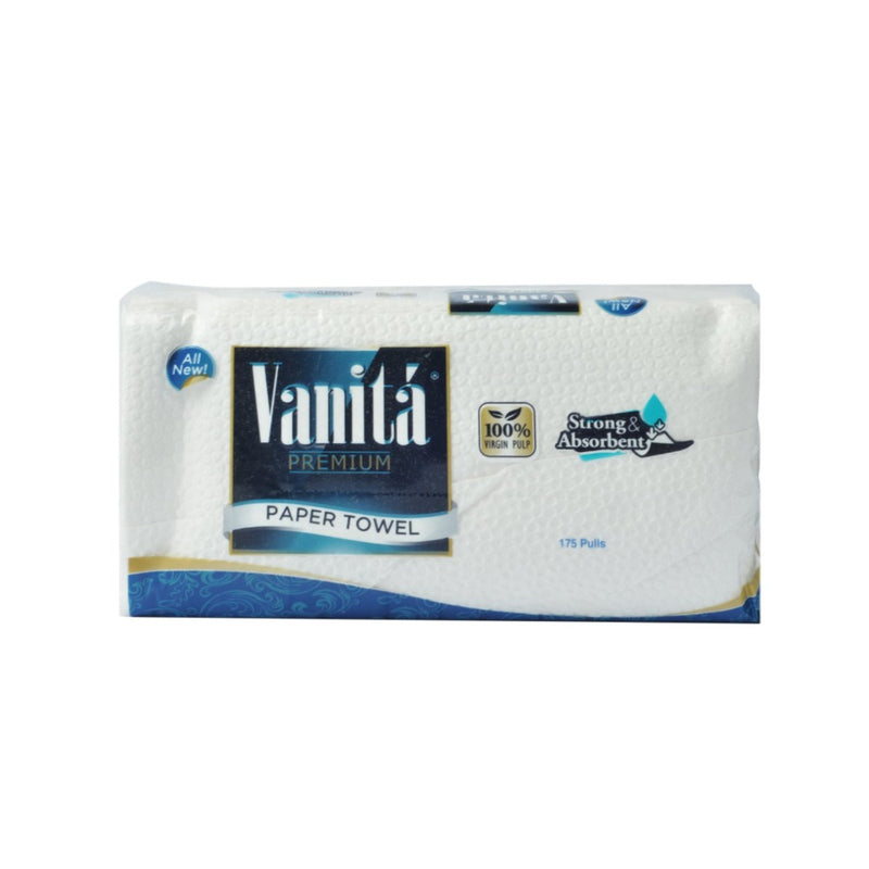 Vanita Premium Paper Towel 1 Ply 175 Pulls