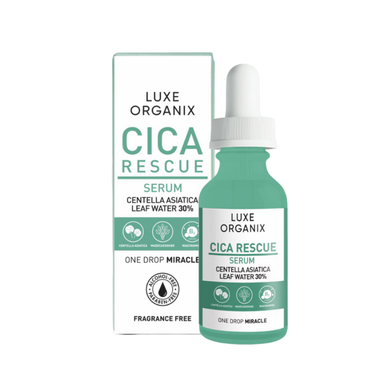 Luxe Organix Cica Rescue Calming Serum 30ml