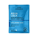 Luxe Organix Aqua Lock Serum Boost Sheet Mask 25ml