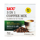 UCC 3 In 1 Coffee Mix Regular 20g x 10's