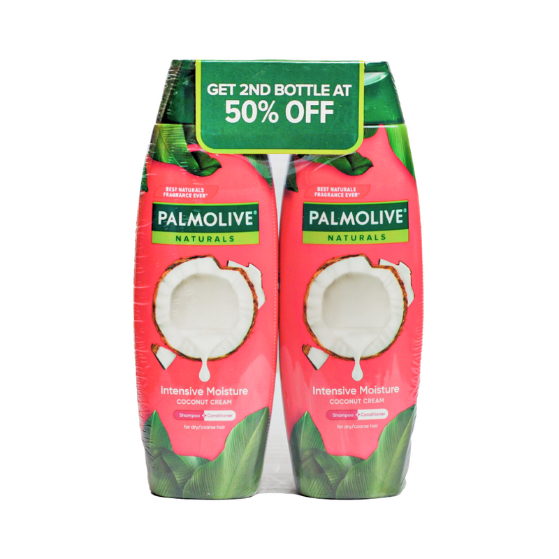 Palmolive Shampoo And Conditioner Intensive Moisture 180ml x 2's