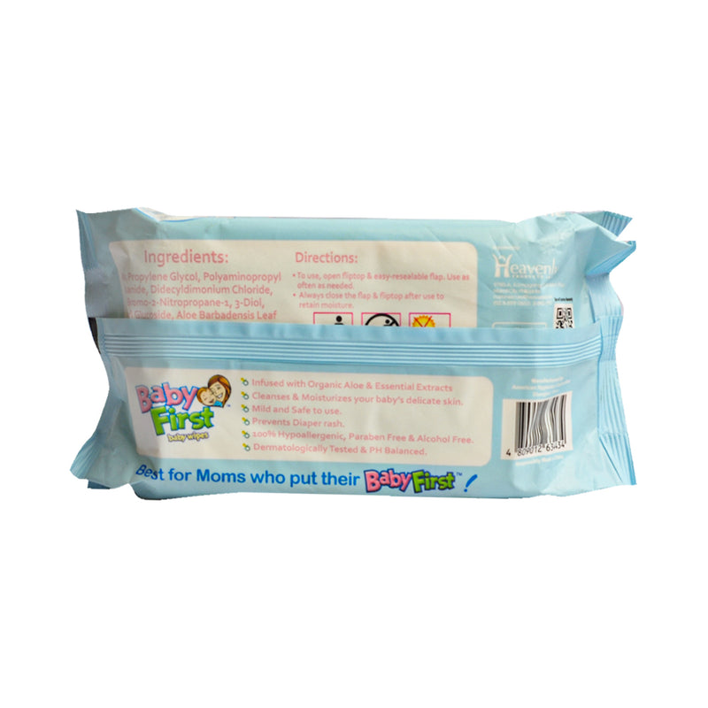 Baby First Baby Wipes Unscented 90's