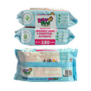 Baby First Baby Wipes Unscented 90's x 2