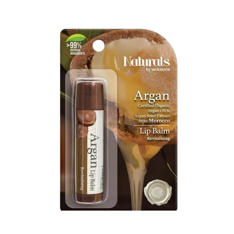 Natural Argan Revitalising Lip Balm 4.5g
