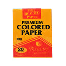 Fine Arts Premium Colored Paper 20's