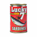 Lucky 7 Sardines In Tomato Sauce With Chili 155g
