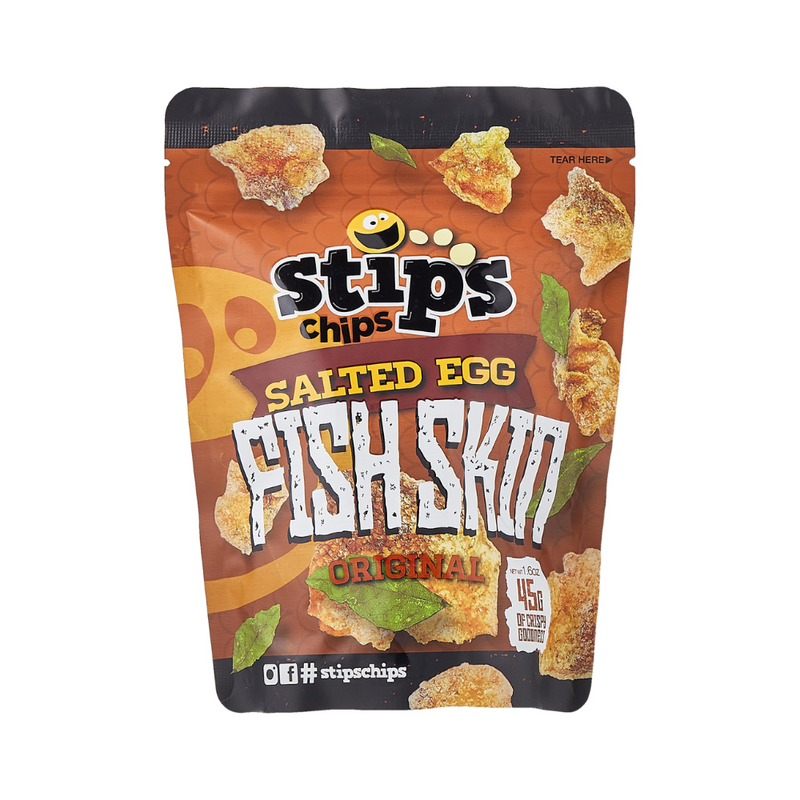 Stips Chips Salted Egg Fish Skin Original 45g