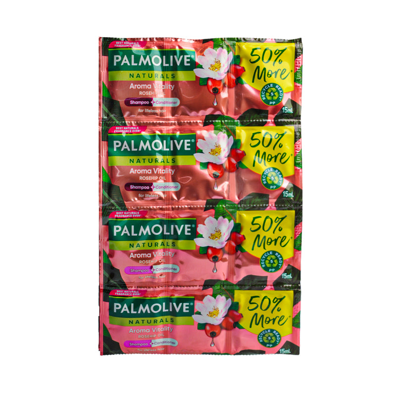 Palmolive Naturals Shampoo And Conditioner Aroma Vitality 15ml x 12's