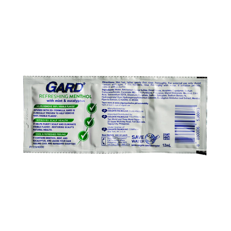 Gard Shampoo Refreshing Menthol 14ml x 12's ( 1 Doz )