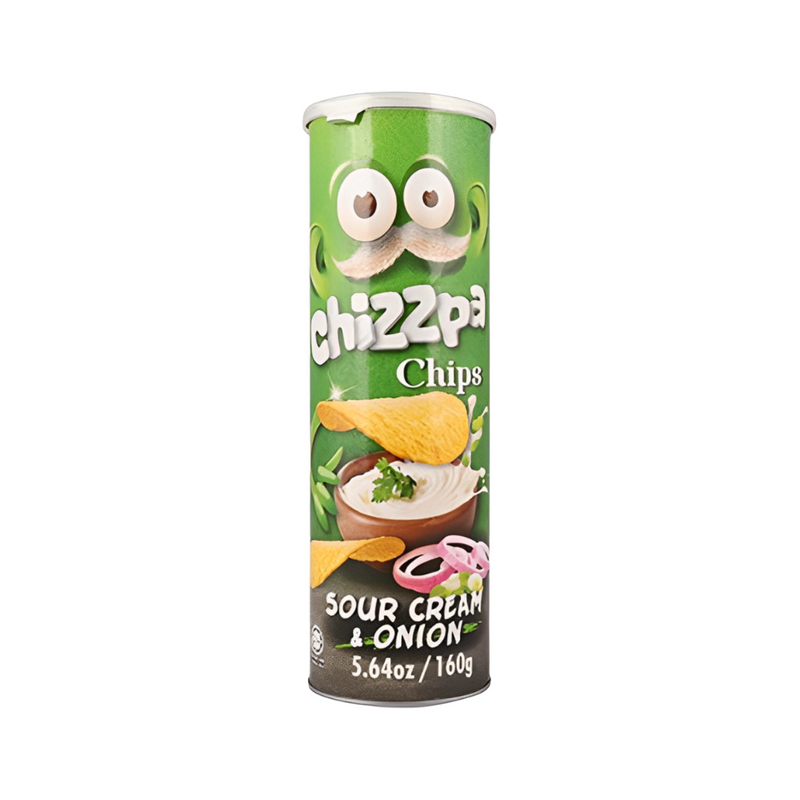 Chizzpa Potato Chips Sour Cream And Onion 160g