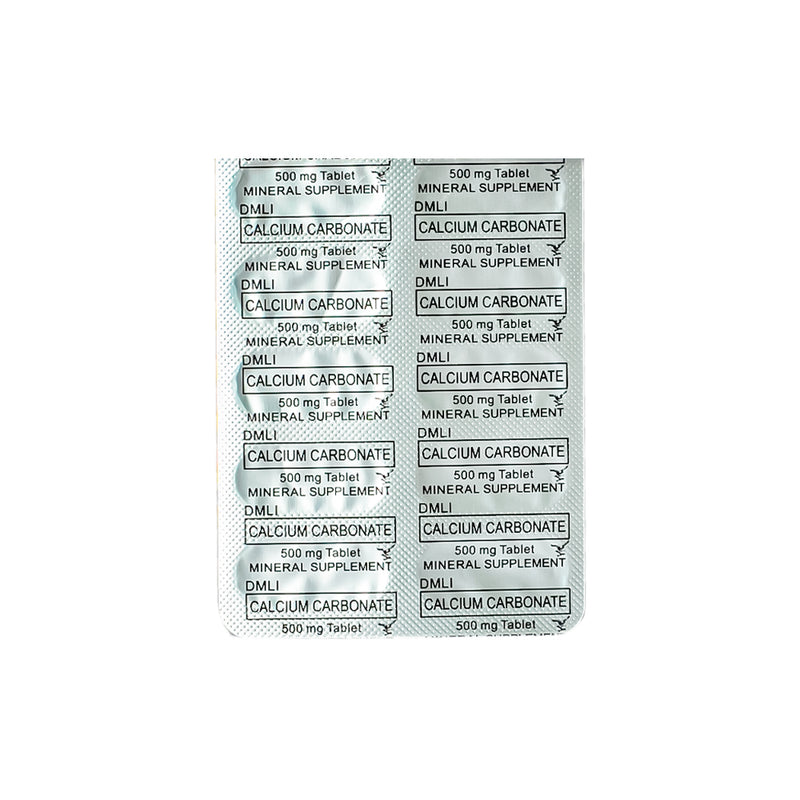 Calcium Carbonate 500mg Tablet By 10's