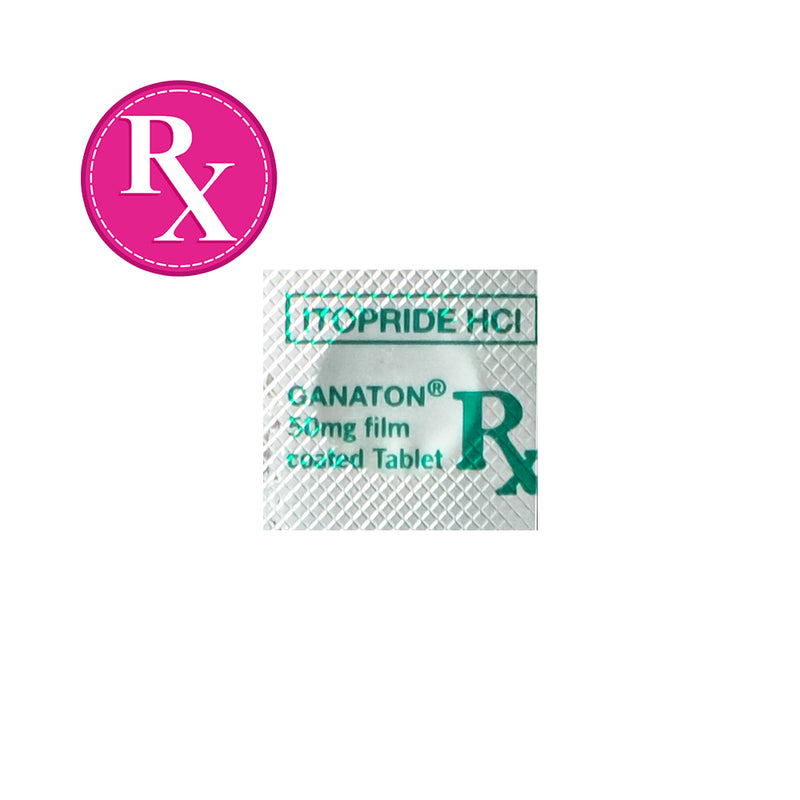 Ganaton Itopride HCI 50mg Tablet By 1's