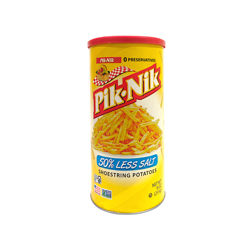 Pik-Nik Shoestring Potatoes 50% Less Salt 255g (9oz)