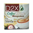 D2X Coffee Kreme Mangosteen With Naturally Stevia 14g x 12 Sachets