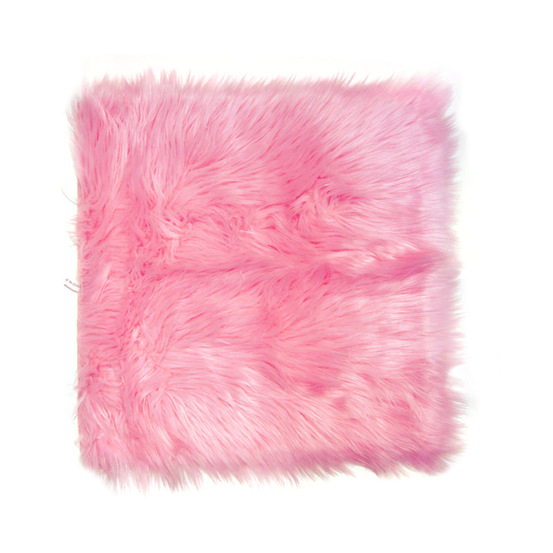 Ideal Living Faux Fur Cloth Carpet-Square
