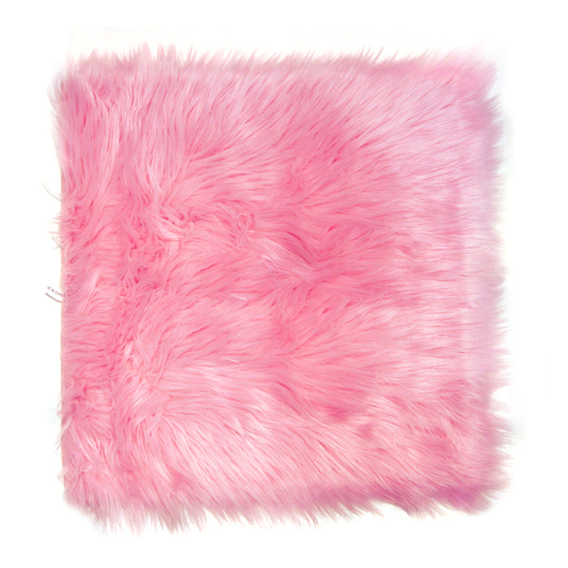 Ideal Living Faux Fur Cloth Carpet-Square