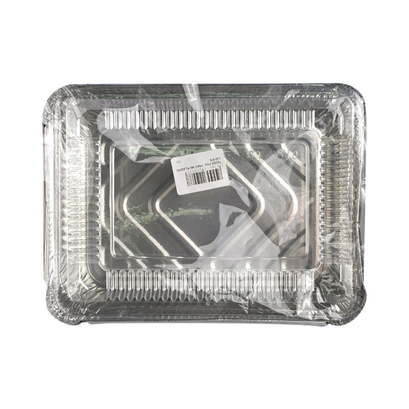 MNM TB220 Foil Tray With Plastic Lid 5's