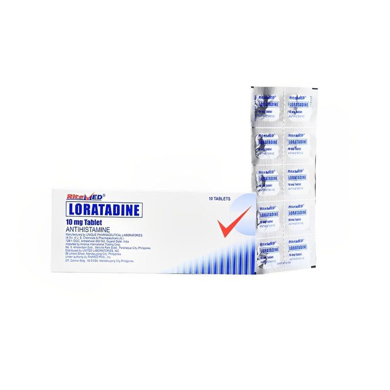 Ritemed Loratadine 10mg Tablet by 10's