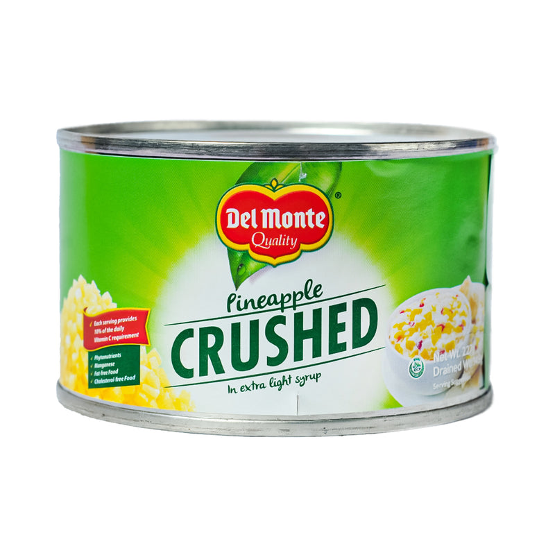Del Monte Pineapple Crushed Flat 227g