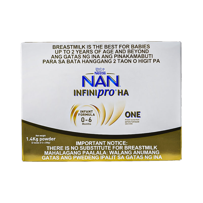 Nan Infinipro HA One Infant Formula 0-6 Months 1.4kg