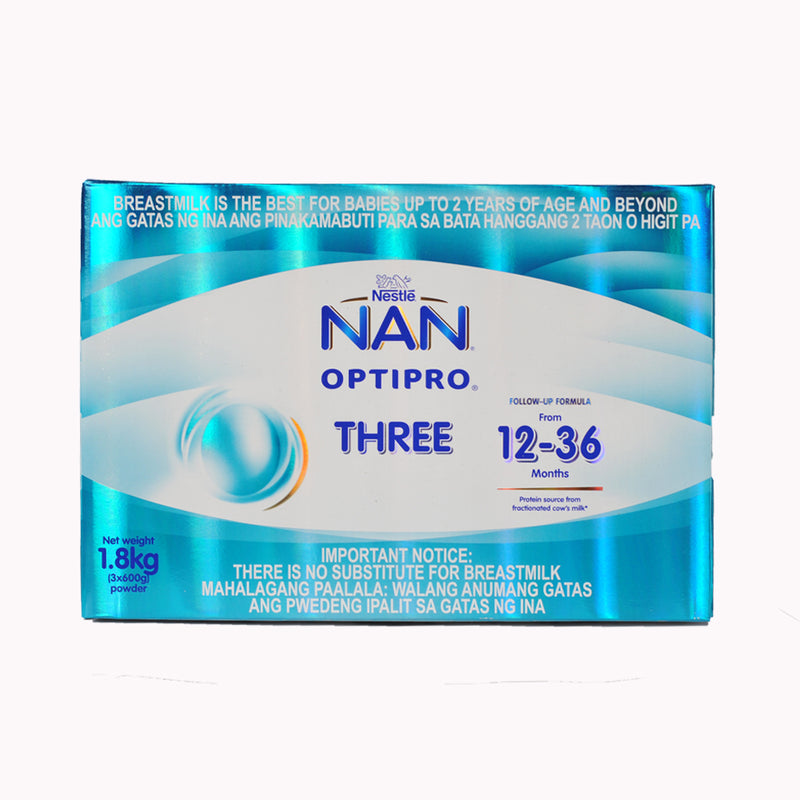 Nan Optipro Three Follow-up Formula 12-36 Months 1.8kg