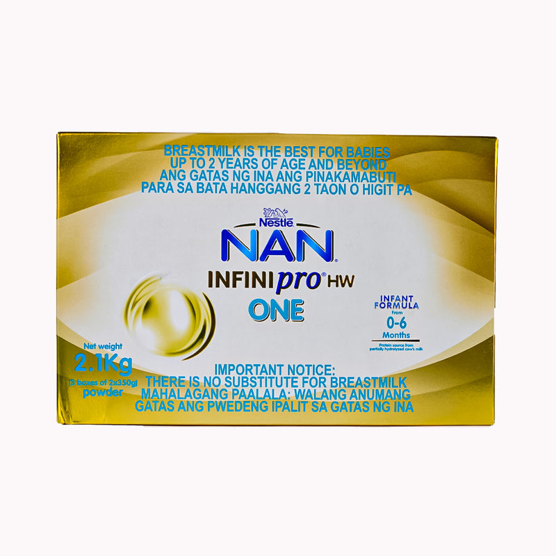 Nan Infinipro HW One Infant Formula 0-6 Months 2.1kg