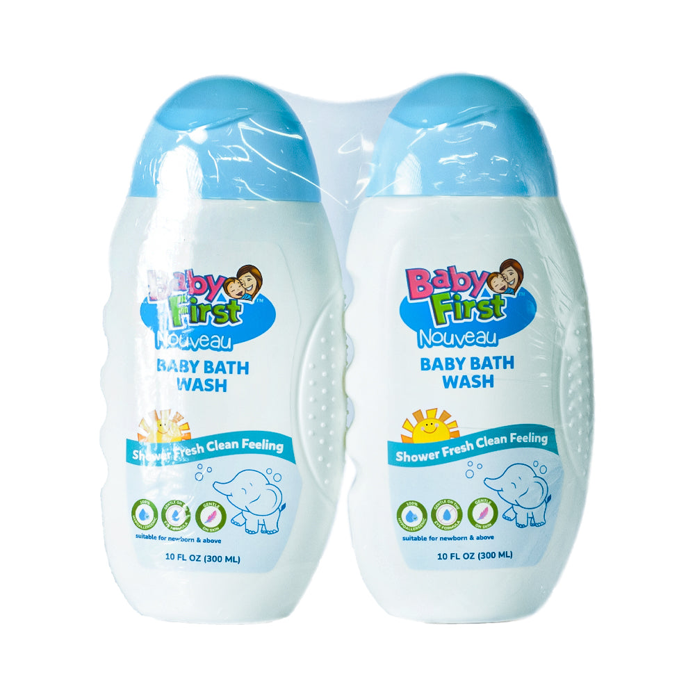 Baby First Nouveau Baby Bath Wash 300ml x 2's - Main Image