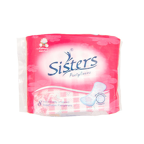 Sisters Pantyliner Individual Wrapped Breathable 8's