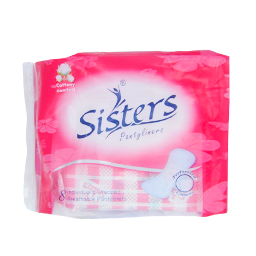 Sisters Pantyliner Individual Wrapped Breathable 8's