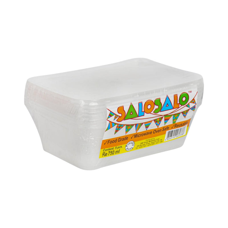 SaloSalo Microwavable Container Rectangle 750ml