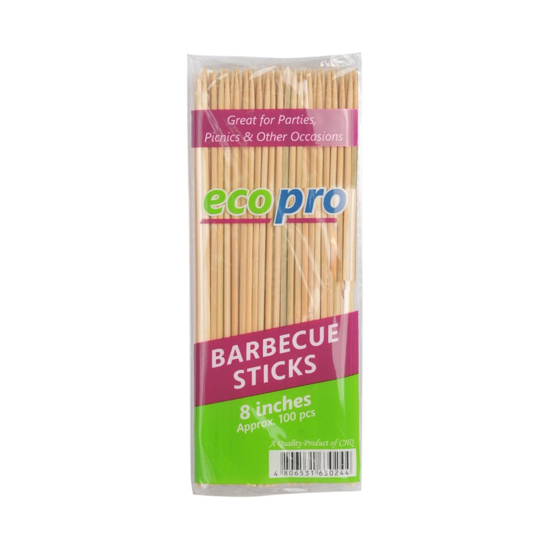 Ecopro Barbecue Sticks 8in 100's