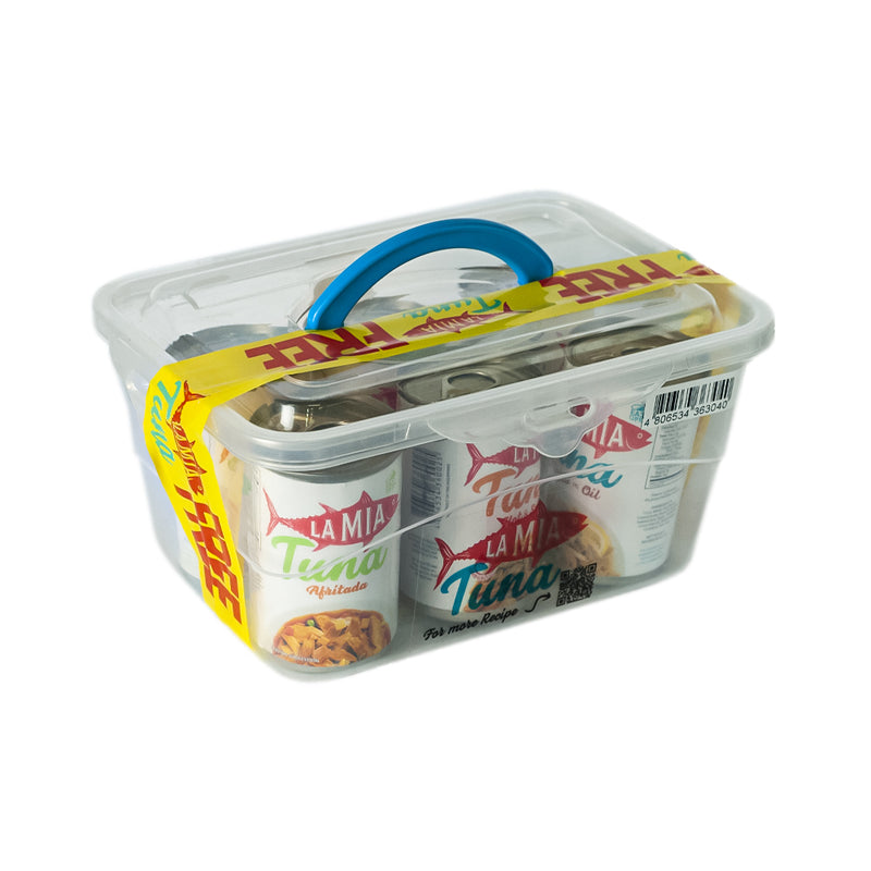 La Mia Canned Tuna 6's With Free Plastic Box