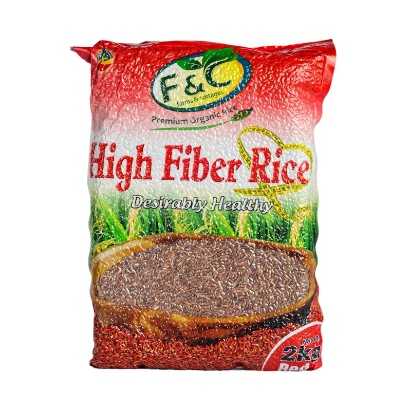 F & C High Fiber Red Rice 2kg