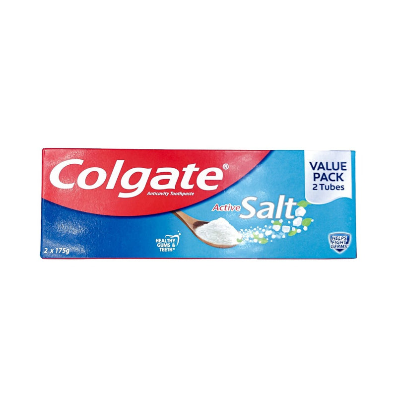 Colgate Toothpaste Active Salt 175g x 2's