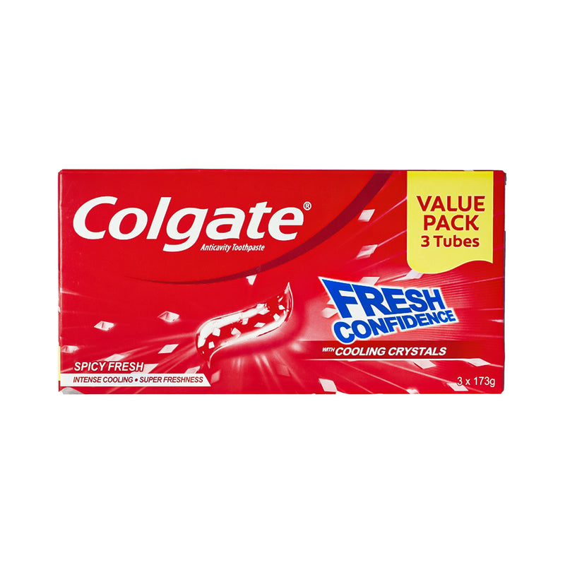 Colgate Toothpaste Spicy Fresh Triple Pack 173g x 3's