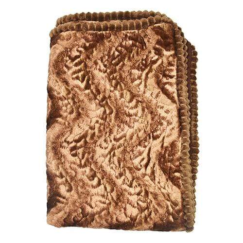 kcc Bath And Bedding dark brown Embossed Pillow Case:Plain